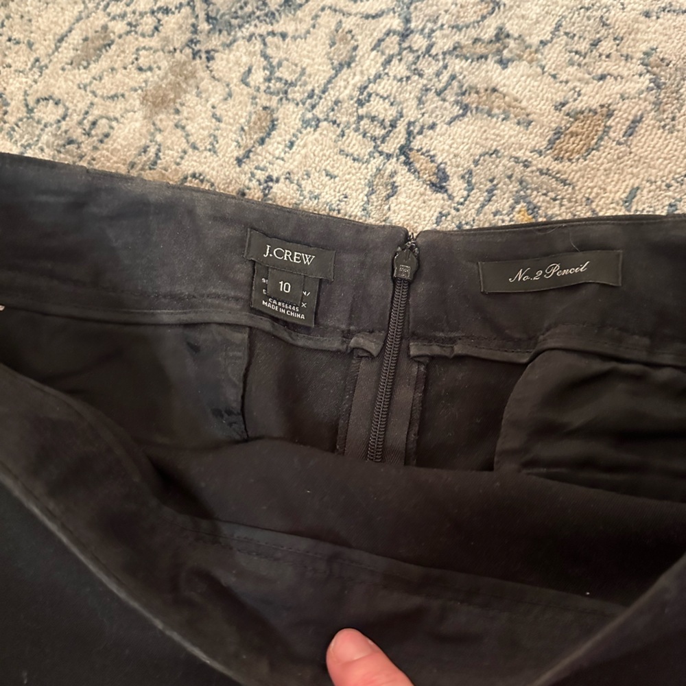 J. Crew Black Pencil Skirt - Picture 2 of 3